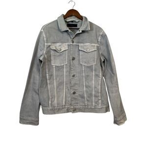J Brand Gray Heavy Denim Jacket